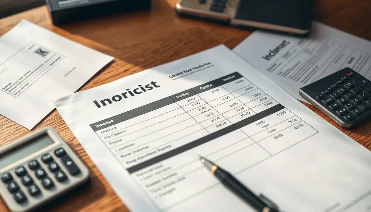 Devis détaillé pour nettoyage de toiture avec calculatrice et documents